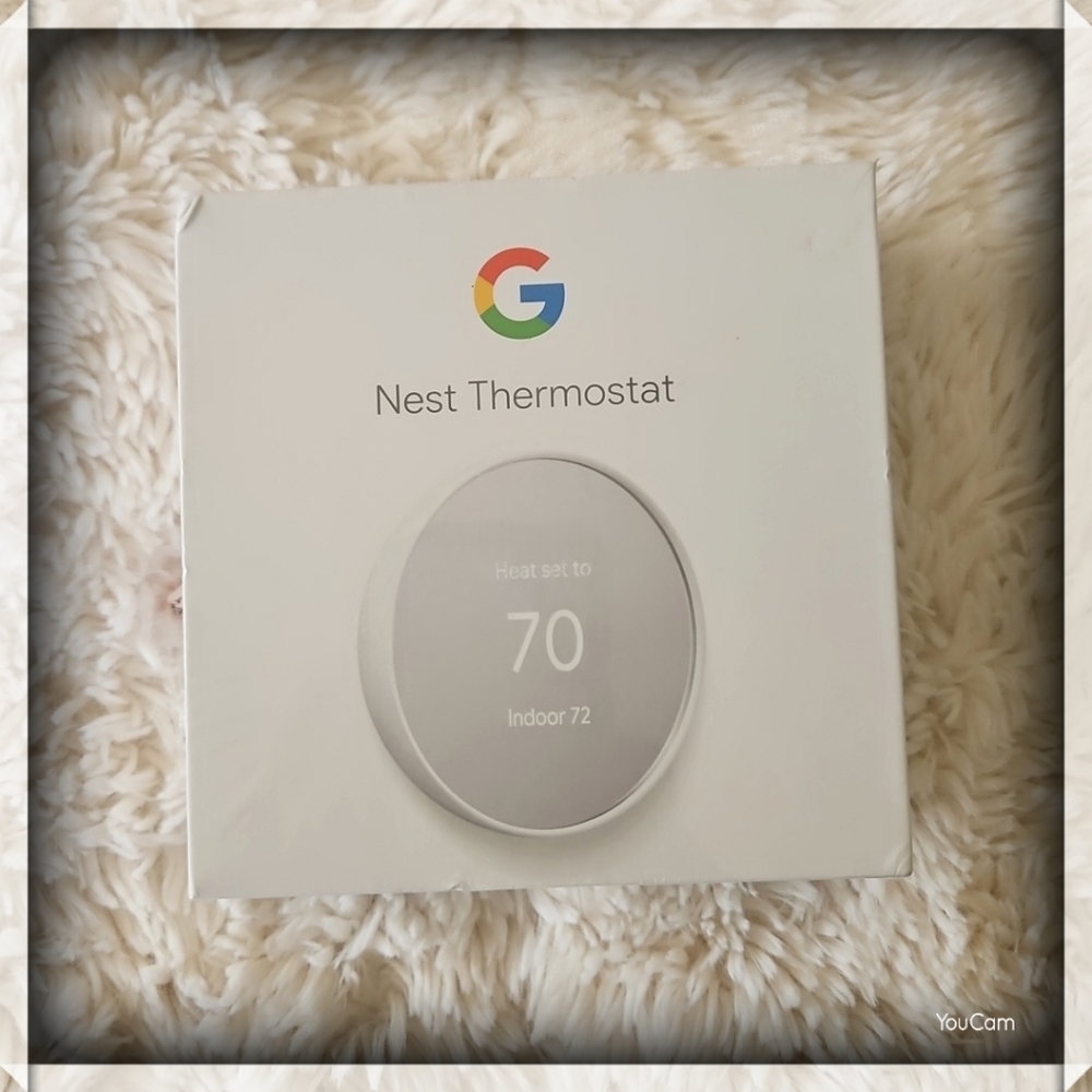 GoogleNest Thermostat - Smart Programmable Wi-Fi Thermostat - Snow